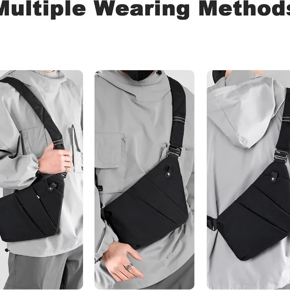 Anti Theft Travel Bag Nylon Large Capacity Cross-body Sling for Travel
